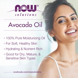 Now Foods, Solutions, масло авокадо, 16 жидких унций (473 мл)