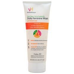 VH Essentials, Масло чайного дерева и пребиотик для ежедневного умывания для женщин 6 жидких унций