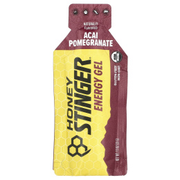 Honey Stinger, Energy Gel, гранат асаи, 24 пакетика по 31 г (1,1 унции)