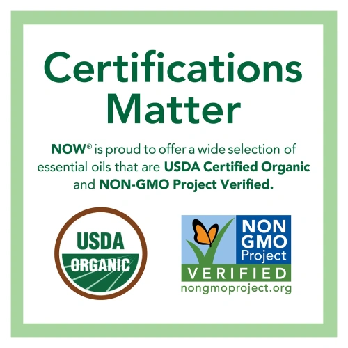 Now Foods Сертифицированное органическое лавандовое масло 4 жидких унции
