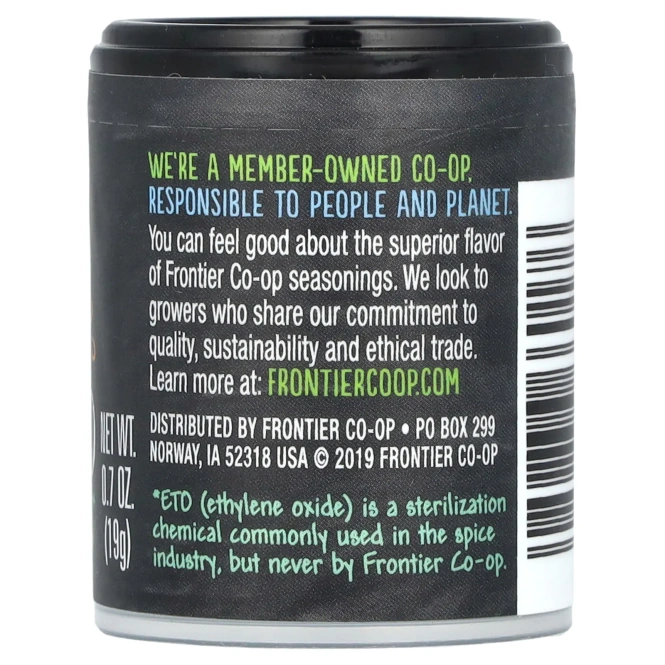 Frontier Co-op, Семена черного кунжута, 19 г (0,7 унции)