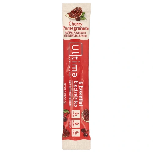 Ultima Replenisher, 6 Essential Electrolytes, ежедневная смесь для приготовления электролитов, вишня и гранат, 10 пакетиков по 3,5 г (0,12 унции)