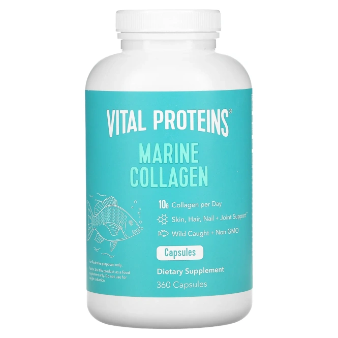Vital Proteins, морской коллаген, 360 капсул