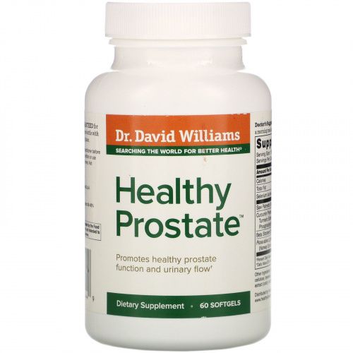 Dr. Williams, Healthy Prostate, 60 Softgels