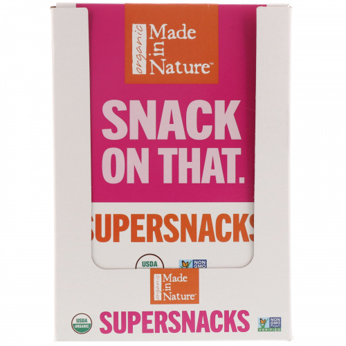 Made in Nature, Organic Coconut Chips, Maple Vanilla Supersnacks, 10 Pack, 1 oz (28 g) Each