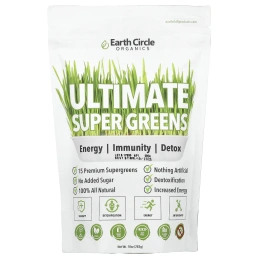 Earth Circle Organics, Ultimate Super Greens, 283 г (10 унций)