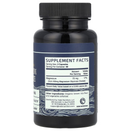 Nobi Nutrition, Глицинат магния, максимальное усвоение, 400 мг, 120 капсул (200 мг в 1 капсуле)