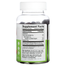 Lifeable, жевательные таблетки с экстрактом листьев моринги, с натуральным вкусом клубники, 4000 мг, 60 жевательных таблеток (2000 мг в 1 жевательной таблетке)