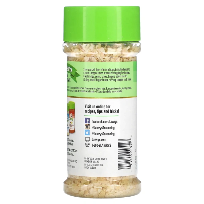 Lawry's, Casero, нарезанный лук, 158 г (5,6 унции)