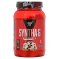 BSN, Syntha-6, ягодный вафельный рожок, 2,59 ф. (1,17 кг)