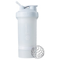 Blender Bottle, Бутылка-блендер BlenderBottle, ProStak, белая, 22 унции