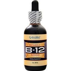 AnuMed, B-12 (5000 мкг) Жидкий 2 унции