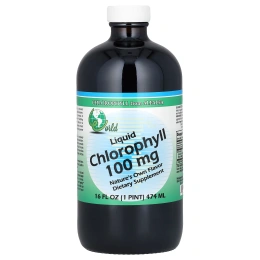 World Organic Хлорофилл 100 мг, 16 жидких унций (474 мл)