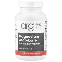 Allergy Research Group, аскорбат магния, 100 вегетарианских капсул