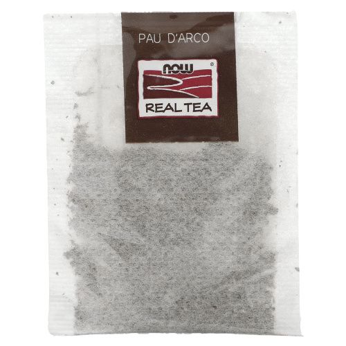 Now Foods, Настоящий чай из коры муравьиного дерева, без кофеина, 24 пакетика, 1.7 унций (48 г)