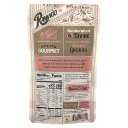 Rawmio, Кешью в шоколаде, 70% темный необработанный шоколад, 56,7 г (2 унции)