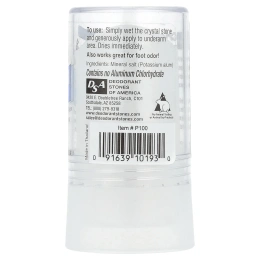 Thai Deodorant Stone, Чистый и натуральный, дезодорант из кристалличесих минеральных солей, 4.25 унции (120 г)