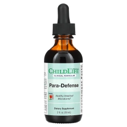 ChildLife Clinicals, Para-Defense, для здоровья микробиома кишечника, 59 мл (2 жидк. унции)