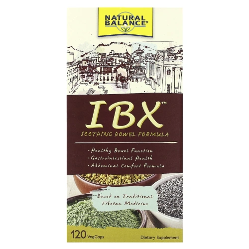 Natural Balance, IBX Soothing Bowel Formula, 120 вегетарианских капсул