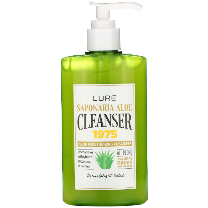 Cure Hydration, Saponaria Aloe Cleanser 1975,  215 g