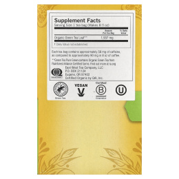 Yogi Tea, чистый зеленый чай, 16 чайных пакетиков, 31 г (1,09 унции)