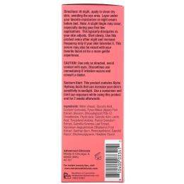 Advanced Clinicals, Сыворотка с 10% гликолевой кислотой и молочной кислотой, 52 мл (1,75 жидк. унц.)