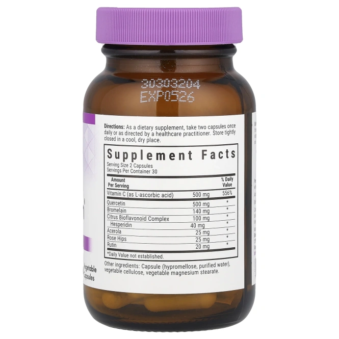 Bluebonnet Nutrition, Супер-кверцетин, 60 капсул в растительной оболочке