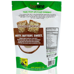Barnana, Органические хрустящие банановые козинаки, жареный кокос, 100 г