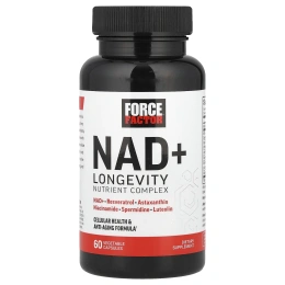 Force Factor, NAD + Longevity Nutrient Complex, 60 растительных капсул