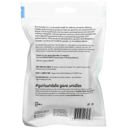 The Humble Co., Зубочистка 2-в-1, мята, 50 зубочисток