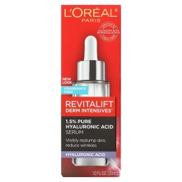 L'Oreal, Revitalift Derm Intensives, сыворотка с 1,5 % гиалуроновой кислотой, 30 мл