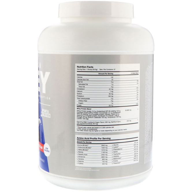 Sparta Nutrition, Spartan Whey, Double Stuffed Cookies & Cream, 5 lb