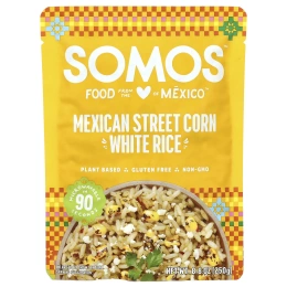 Somos, Мексиканский белый рис с кукурузой, мягкий, 25 г (8,8 унции)