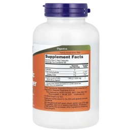 NOW Foods, пребиотическая клетчатка инулина, 180 растительных капсул