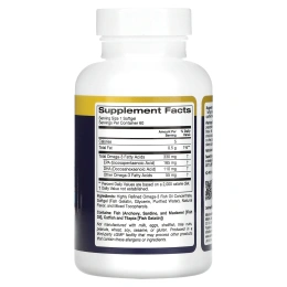 Oslomega, рыбий жир с омега-3 для детей, натуральный клубничный вкус, 60 капсул из рыбьего желатина