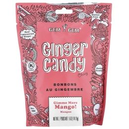 Jayone, Chewy Ginger Candy, Gimme More Mango, 141,8 г (5 унций)