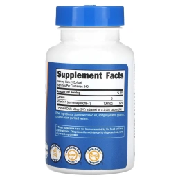 Nutricost, витамин K2, 100 мкг, 240 капсул