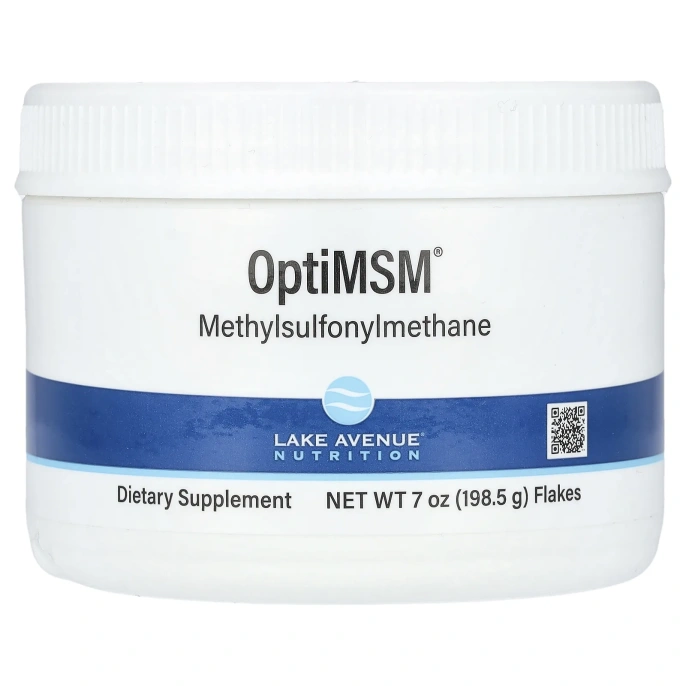 Lake Avenue Nutrition, OptiMSM, хлопья, 200 г (7 унций)