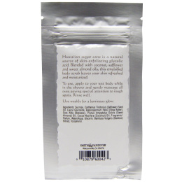 Smith & Vandiver, Спааа….х, очищающий скраб для тела, сахарный тростник и гликолевая кислота, 0,75 унции (22 г)