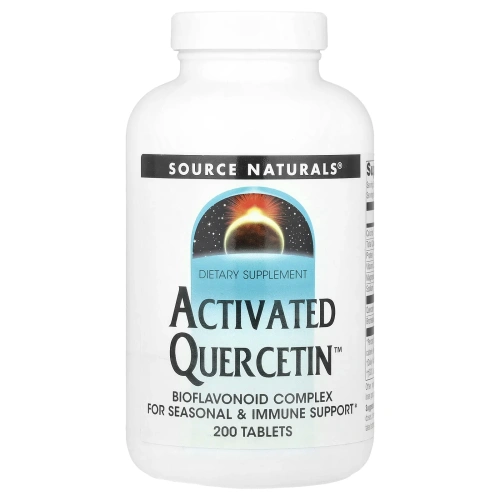Source Naturals, Активированный кверцетин, 200 таблеток