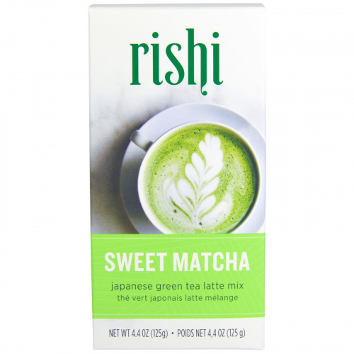 Rishi Tea, Японский зеленый чай, сладкий маття, 4.4 унций (125 г)