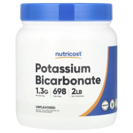 Nutricost, Бикарбонат калия, без добавок, 907 г (32,4 унции)
