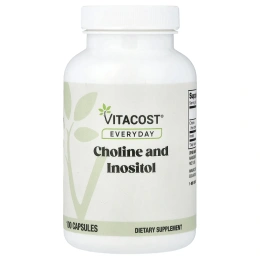 Vitacost, холин и инозитол, 100 капсул