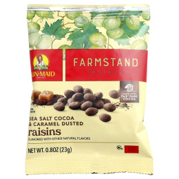 Sun-Maid, Farmstanding Reserve™, изюм, с морской солью, какао и карамелью, 5 пакетиков по 23 г (0,8 унции)