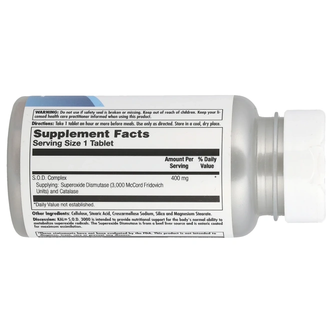 KAL, SOD 3000, 400 мг, 100 таблеток