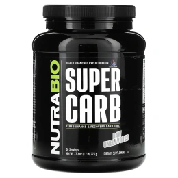 NutraBio, Super Carb, сырые без добавок, 775 г (1,7 фунта)