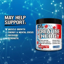 EVLution Nutrition, Creatine Energy™, Rocket Pop, 258 г (9,1 унции)