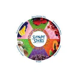 NOW Foods, Real Food, Slender Sticks, со вкусом граната и ягод, 12 стиков, по 4 г (0,14 унции)