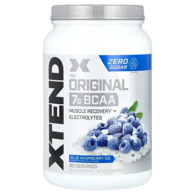 XTEND, The Original 7G BCAA, голубая малина, 1,22 кг (2,68 фунта)