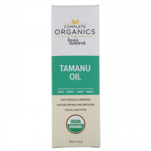 InstaNatural, Complete Organics, масло таману, 1 жидкая унция (30 мл)